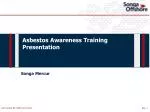 Asbestos Awareness Training Presentation - slide 1