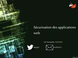 s curisation des applications web