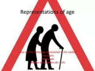 Representations of age