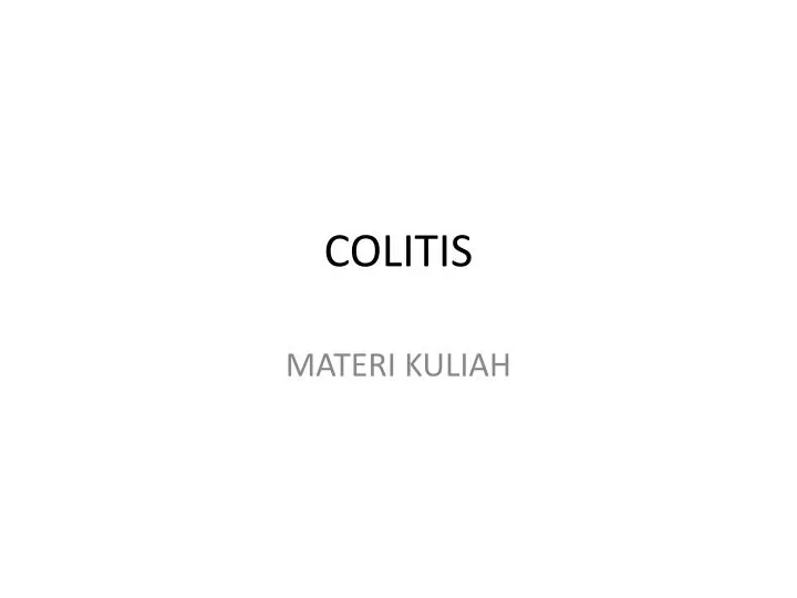 colitis