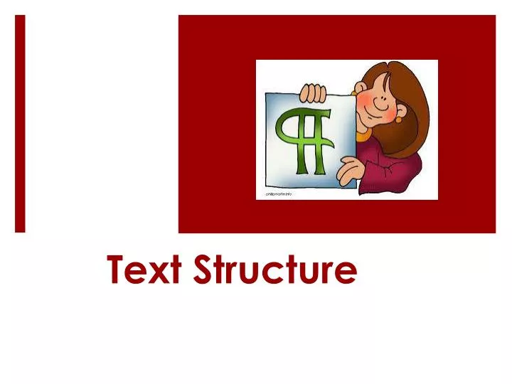 text structure