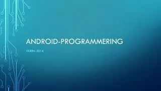 android programmering