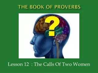 The Book Of Proverbs