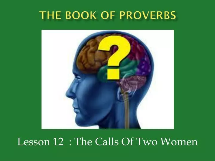 the book of proverbs