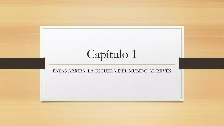 PPT - Capítulo 1 PowerPoint Presentation, Free Download - ID:2355347