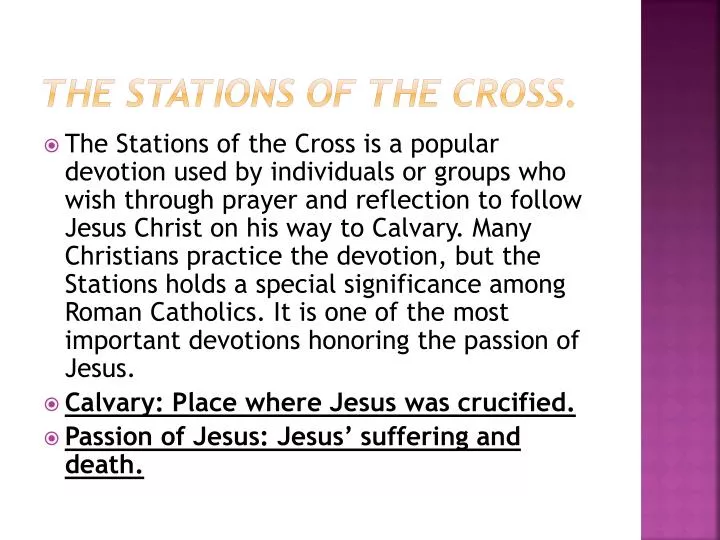 the stations of the cross