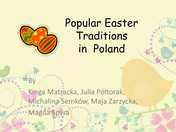 popular easter traditions in poland