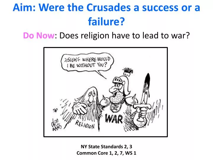 aim were the crusades a success or a failure