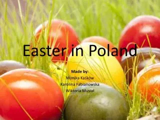 Easter in Poland
