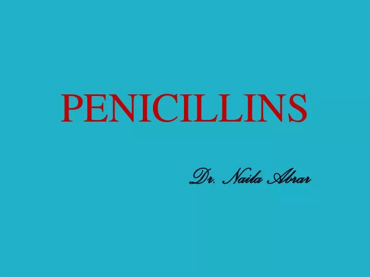 penicillins