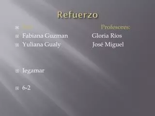 refuerzo