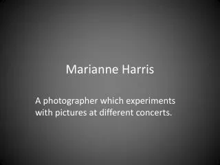 Marianne Harris