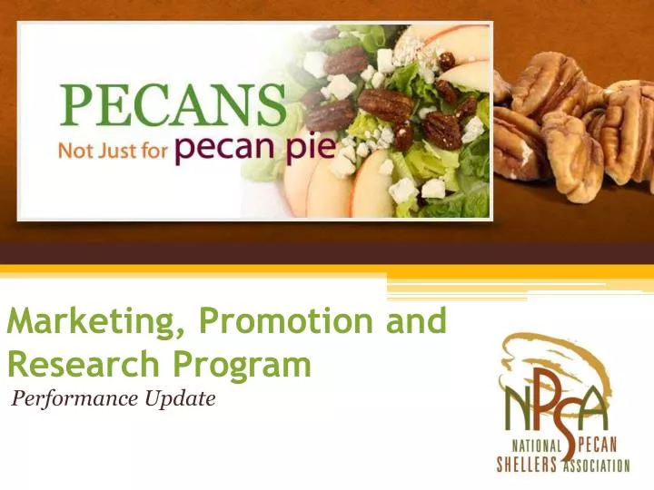 marketing promotion and research program