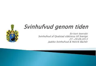 svinhufvud genom tiden