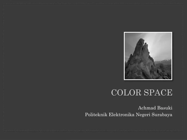 color space