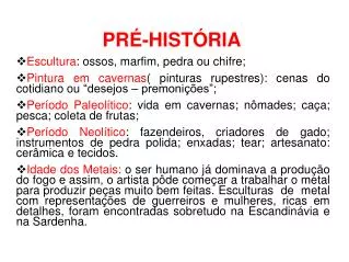 pr hist ria