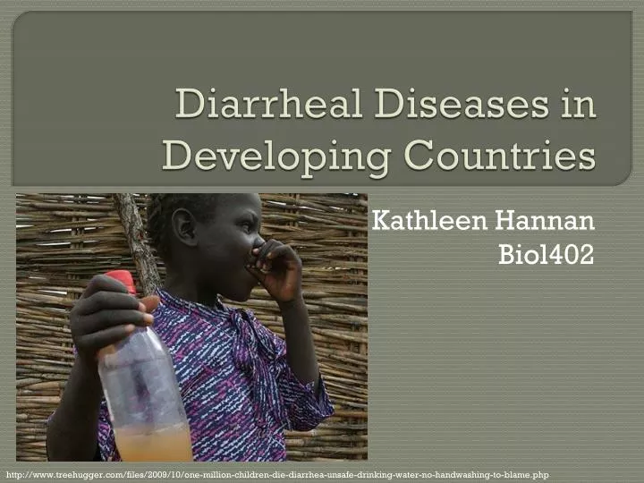 diarrheal diseases in developing countries
