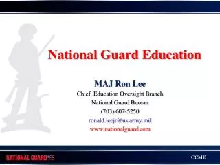 National Guard Education