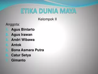 etika dunia maya