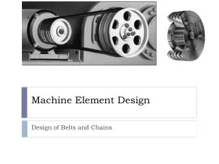 Machine Element Design