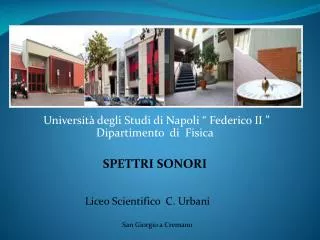 spettri sonori