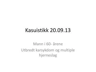 kasuistikk 20 09 13