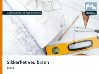 sikkerhet ved brann