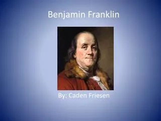 benjamin franklin