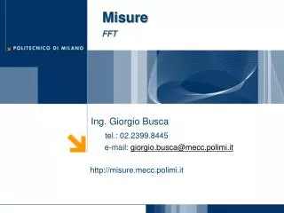 misure fft
