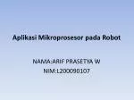 Aplikasi Mikroprosesor pada Robot - slide 1