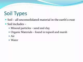 Soil Types