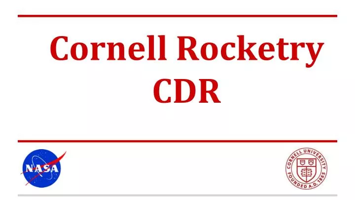 cornell rocketry c dr