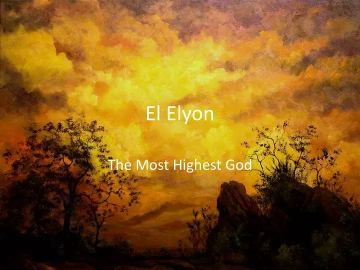 el elyon