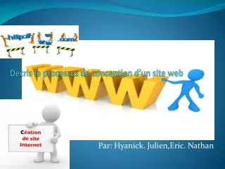 d cris le processus de conception d un site web