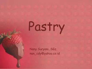 pastry