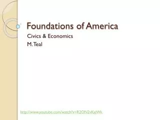 Foundations of America