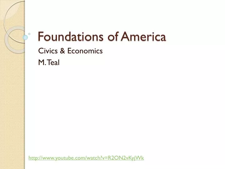 foundations of america