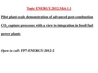 Topic ENERGY.2012.5&amp;6.1.1