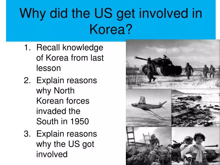 why did the us get involved in korea