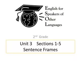 Unit 3 Sections 1-5 Sentence Frames