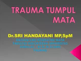 trauma tumpul mata