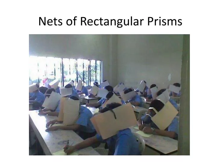 nets of rectangular prisms