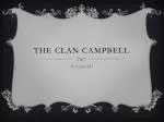 The clan Campbell - slide 1
