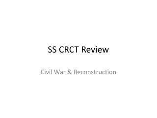 ss crct review