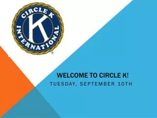 Welcome to Circle K!