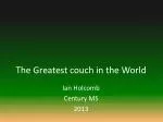 The Greatest couch in the World - slide 1