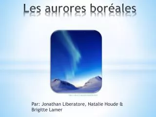 PPT - Les Aurores Bor Ales PowerPoint Presentation, Free Download - ID ...