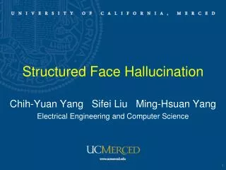 Structured Face Hallucination