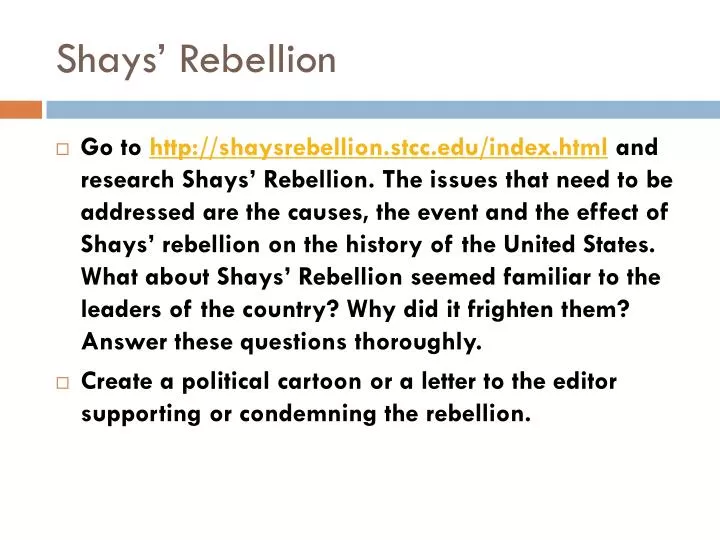 shays rebellion