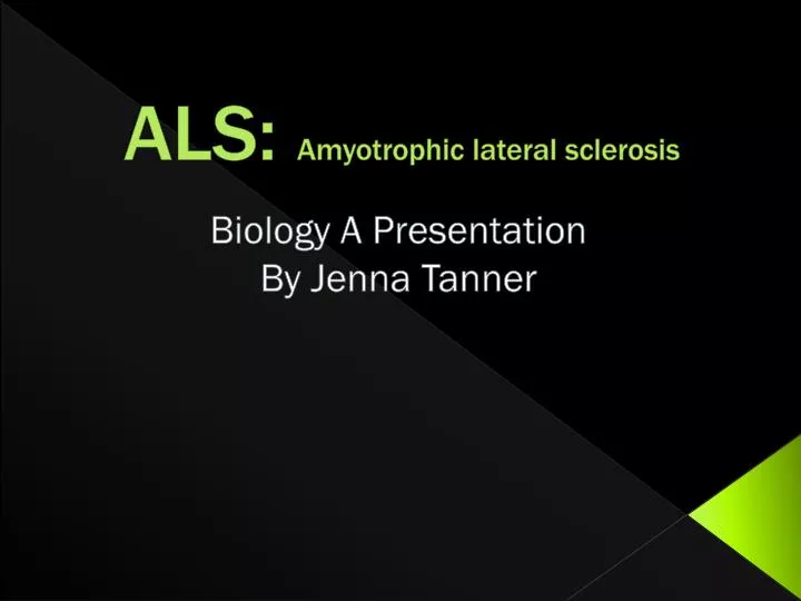 als amyotrophic lateral sclerosis